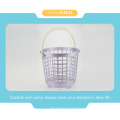 New products family middle size plastic round laundry basket with handle